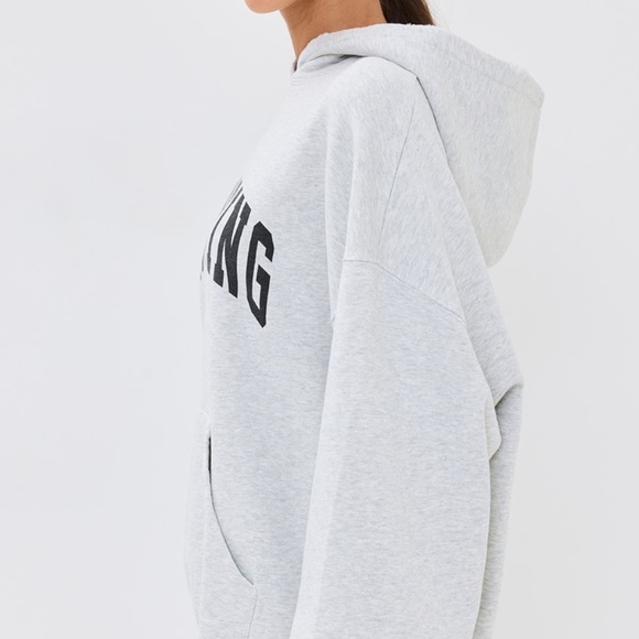ANINE BING “Harvey” Oversized Sweatshirt Hoodie - Picture 2 of 6